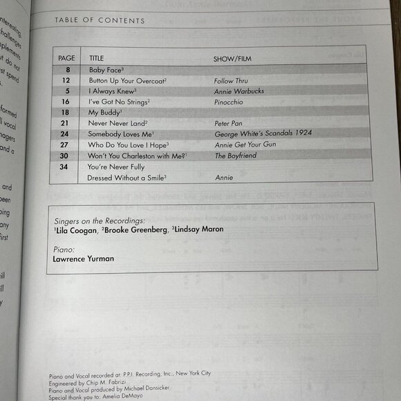 Kids' Musical Theatre Audition - Girls Edition Hal Leonard - Picture 5 of 6